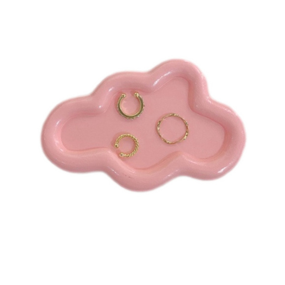 Cloud-Shaped Jewelry Tray by XYZ - Pink